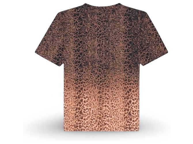 Camiseta Saint Laurent estampado leopardo degradado Castaño Estampado de leopardo - vista 4