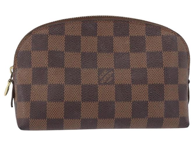 LOUIS VUITTON Damier Ebene Pochette Cosmetic PM Pochette N47516 LV Auth 192303 - vista 13