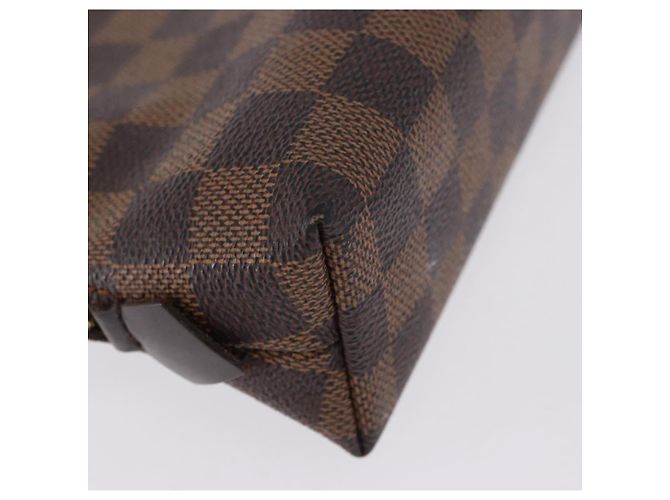LOUIS VUITTON Damier Ebene Pochette Cosmetic PM Pochette N47516 LV Auth 192303 - vista 7