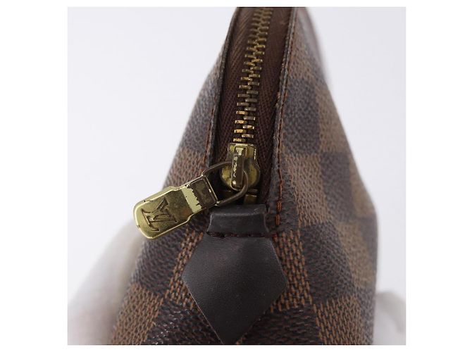 LOUIS VUITTON Damier Ebene Pochette Cosmetic PM Pochette N47516 LV Auth 192303 - vista 8