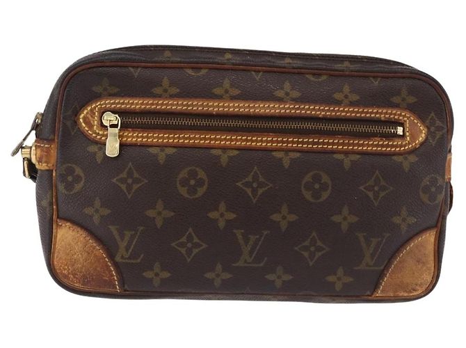LOUIS VUITTON Monogram Marly Dragonne GM Clutch Bag M51825 LV Auth ep15095 Monogramma - vista 13