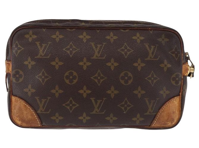 LOUIS VUITTON Monogram Marly Dragonne GM Clutch Bag M51825 LV Auth ep15095 Monogramma - vista 2