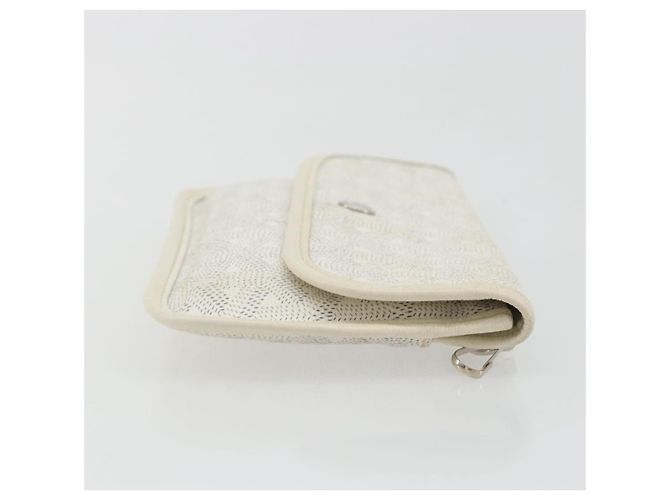 GOYARD Herringbone Pouch PVC Weiß Authentisch 192230 - Ansicht 3