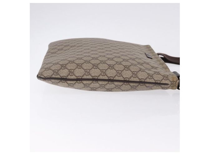 Borsa a Spalla GUCCI GG Supreme PVC Beige Oro 201446 Auth ka5250 D'oro - vista 4
