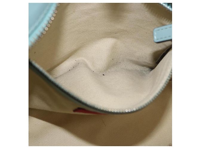 Borsa a mano VALENTINO in pelle 2way Azzurro oro Auth BA14317 D'oro Blu chiaro - vista 25