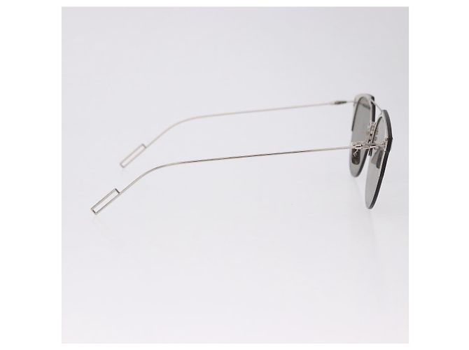 Óculos de sol Christian Dior DIOR HOMME metal Silver Auth BA14496 Prata - vista 5