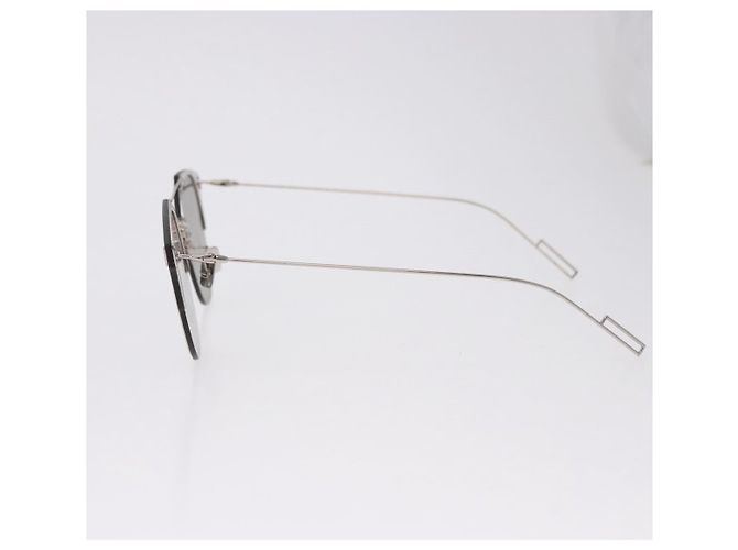 Óculos de sol Christian Dior DIOR HOMME metal Silver Auth BA14496 Prata - vista 6