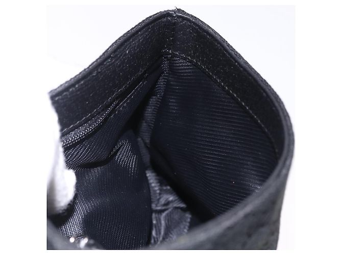 Marsupio GUCCI GG Canvas Nero Argento 92543 Auth 192704A - vista 19