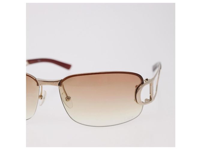 Occhiali da Sole Christian Dior DIORLY Metallo Marrone Oro Auth SW2601V D'oro - vista 4