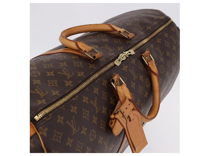 LOUIS VUITTON Monogram Keepall 60 Boston Bag M41422 LV Auth ka5298 Monogramma - vista 8