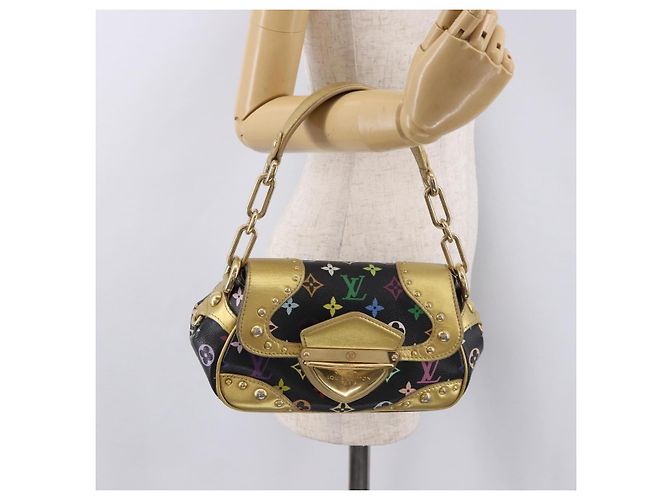 LOUIS VUITTON Monogram Multicolor Marilyn Bag Black M40207 LV Auth 191474V Nero - vista 23