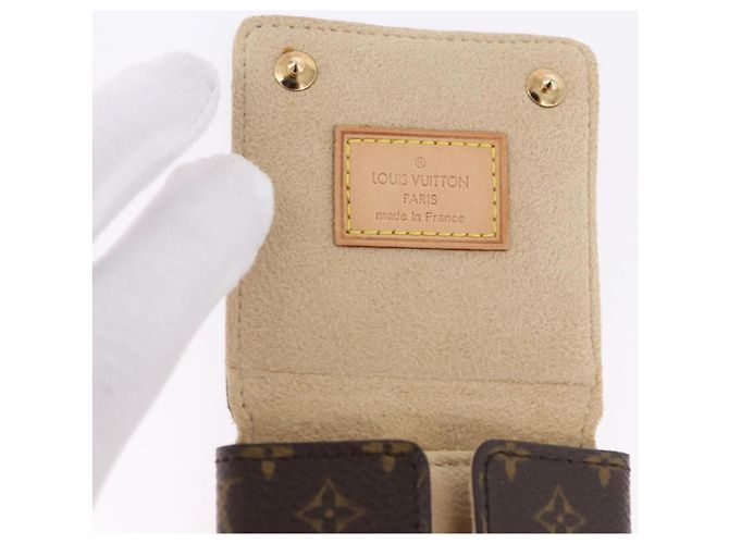 LOUIS VUITTON Boîte à bijoux Monogram Jewelry Case LV Auth 192133V Monogramme - vue 8