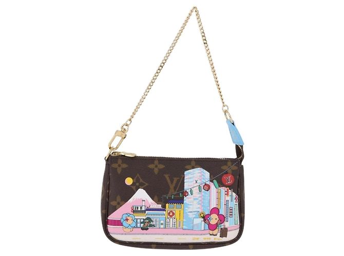 LOUIS VUITTON Vivienne Mini Pochette Accessoires Borsa M81637 Auth 191456SM Monogramma - vista 13