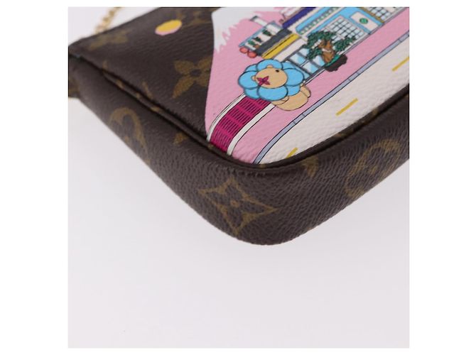 LOUIS VUITTON Vivienne Mini Pochette Accessoires Borsa M81637 Auth 191456SM Monogramma - vista 14