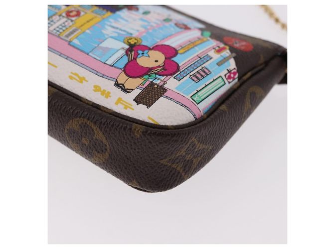 LOUIS VUITTON Vivienne Mini Pochette Accessoires Borsa M81637 Auth 191456SM Monogramma - vista 15