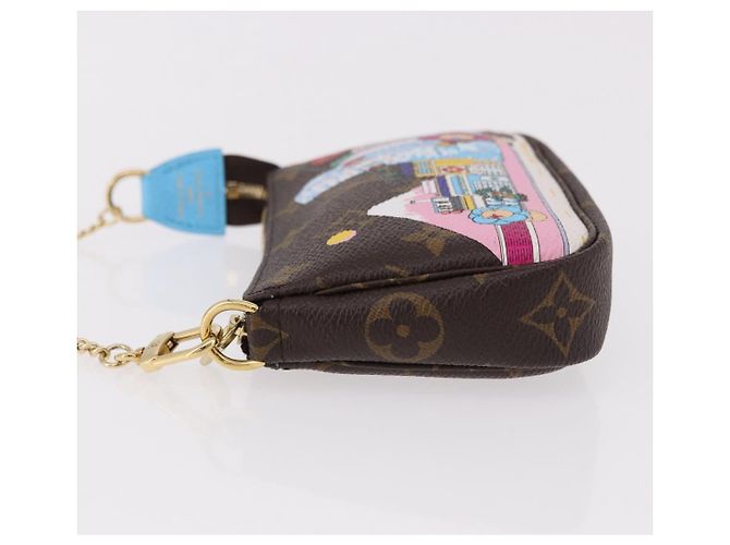 LOUIS VUITTON Vivienne Mini Pochette Accessoires Borsa M81637 Auth 191456SM Monogramma - vista 4