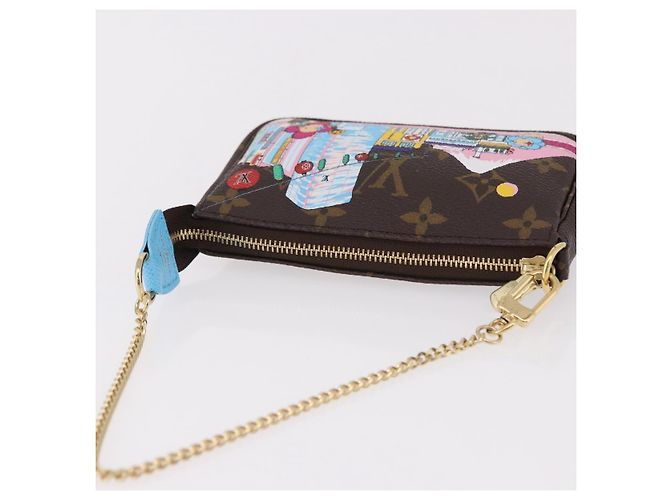 LOUIS VUITTON Vivienne Mini Pochette Accessoires Borsa M81637 Auth 191456SM Monogramma - vista 6