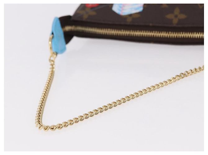 LOUIS VUITTON Vivienne Mini Pochette Accessoires Borsa M81637 Auth 191456SM Monogramma - vista 7