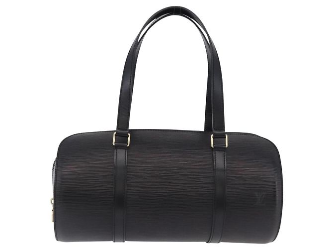 Bolso LOUIS VUITTON Epi Soufflot Negro M52222 LV Auth 190140SAV - vista 13