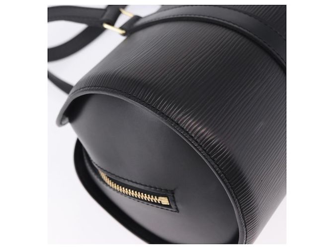Bolso LOUIS VUITTON Epi Soufflot Negro M52222 LV Auth 190140SAV - vista 15