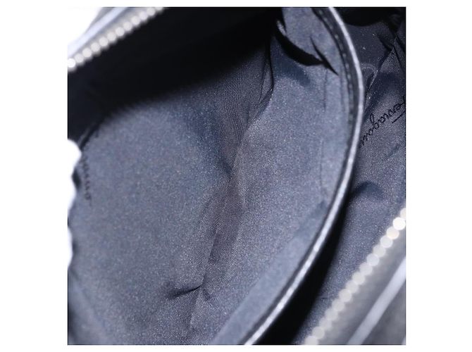 Marsupio Salvatore Ferragamo Gancini in pelle nero argento ka5295A - vista 21
