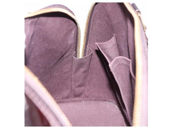 LOUIS VUITTON Borsa Monogram Vernis Alma GM Amarante M93595 LV Auth 191281 Bordò - vista 21