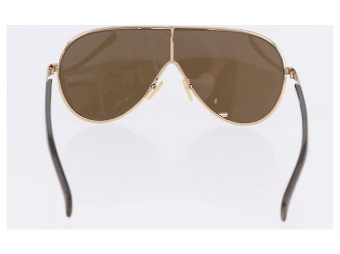 Occhiali da Sole GUCCI Metallo Plastica 3 Set Black Gold Green Auth SW2626 Nero D'oro Verde - vista 15