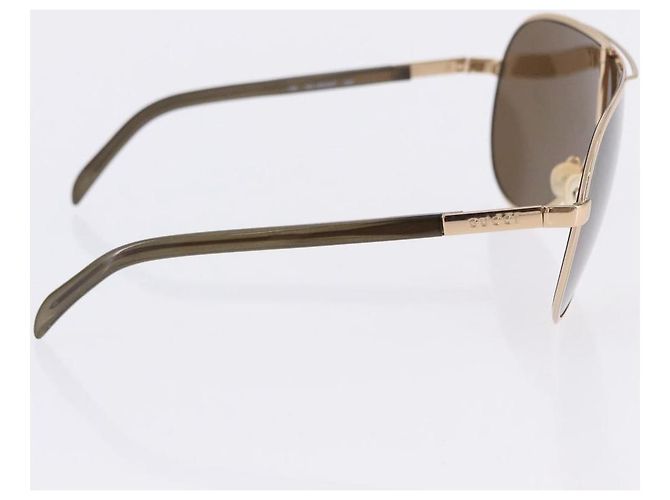 Occhiali da Sole GUCCI Metallo Plastica 3 Set Black Gold Green Auth SW2626 Nero D'oro Verde - vista 18