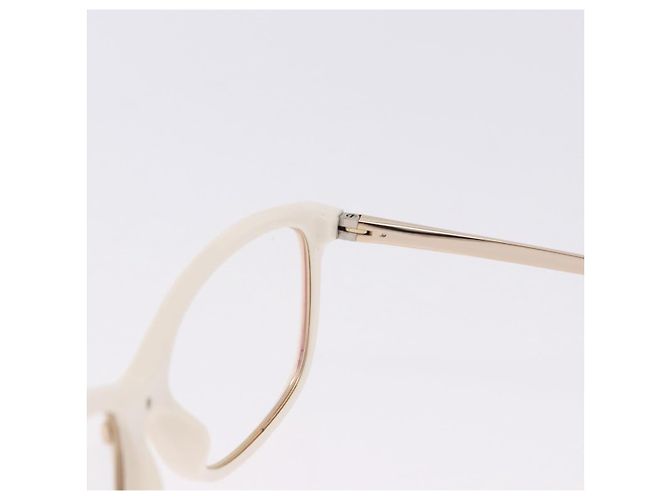 Gafas de sol CHANEL plástico Blanco CC Auth ka5239 - vista 14