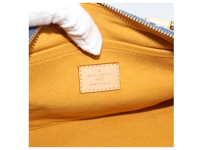 LOUIS VUITTON Borsa Monogram Denim Neo Speedy Blu M95019 LV Auth 191830V - vista 19