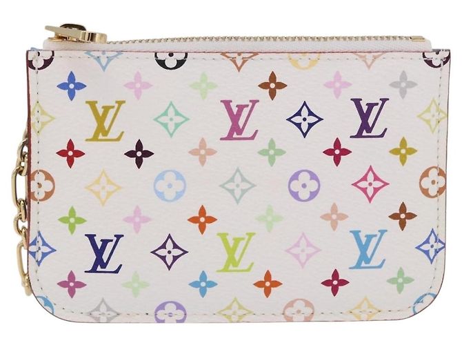 LOUIS VUITTON Monogram Multicolor Pochette Cles NM Tasche M93733 LV Auth 192020V Weiß - Ansicht 13