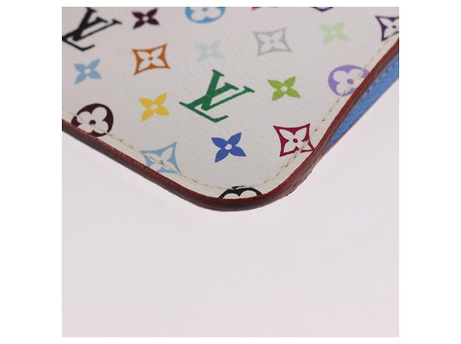 LOUIS VUITTON Monogram Multicolor Pochette Cles NM Tasche M93733 LV Auth 192020V Weiß - Ansicht 14