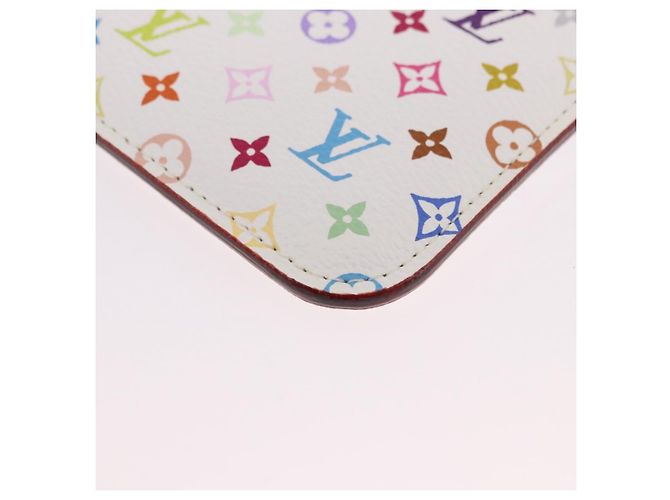 LOUIS VUITTON Monogram Multicolor Pochette Cles NM Tasche M93733 LV Auth 192020V Weiß - Ansicht 16