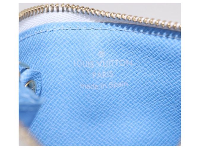 LOUIS VUITTON Monogram Multicolor Pochette Cles NM Tasche M93733 LV Auth 192020V Weiß - Ansicht 17