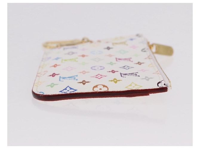 LOUIS VUITTON Monogram Multicolor Pochette Cles NM Tasche M93733 LV Auth 192020V Weiß - Ansicht 3