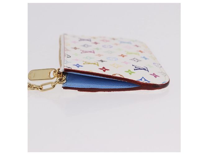LOUIS VUITTON Monogram Multicolor Pochette Cles NM Tasche M93733 LV Auth 192020V Weiß - Ansicht 4