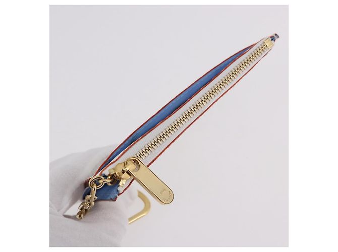 LOUIS VUITTON Monogram Multicolor Pochette Cles NM Tasche M93733 LV Auth 192020V Weiß - Ansicht 5