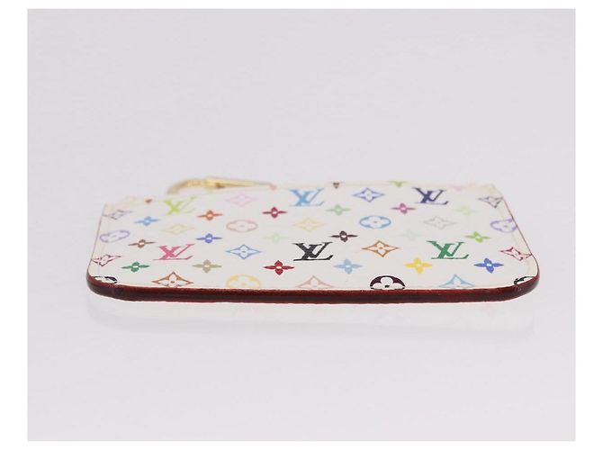 LOUIS VUITTON Monogram Multicolor Pochette Cles NM Tasche M93733 LV Auth 192020V Weiß - Ansicht 7