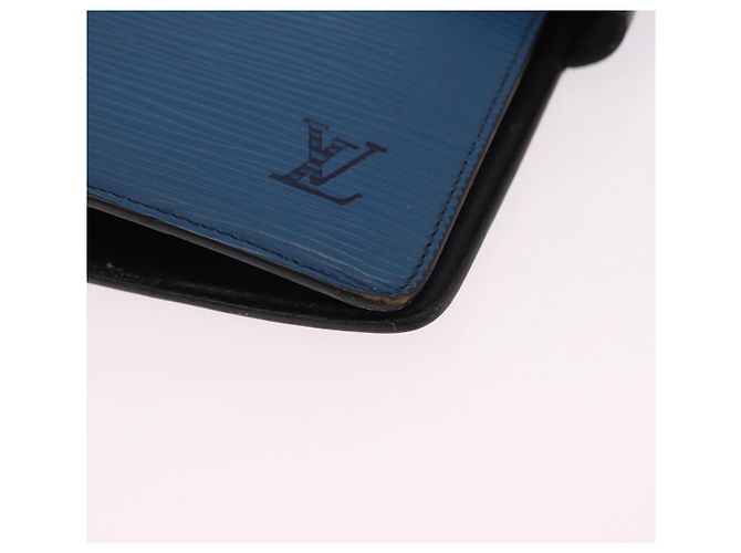 LOUIS VUITTON Epi Agenda MM Day Planner Cover Blue R20055 LV Auth bs36113 - vista 14