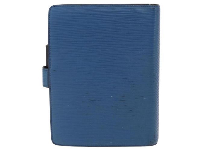 LOUIS VUITTON Epi Agenda MM Day Planner Cover Blue R20055 LV Auth bs36113 - vista 2