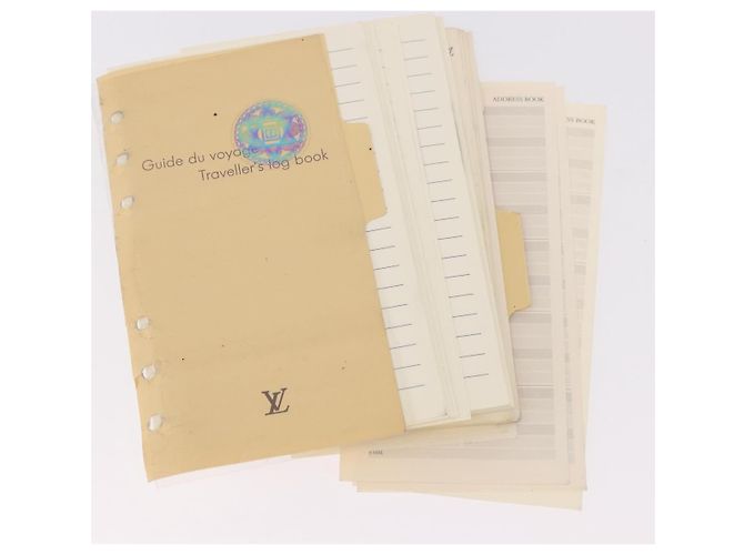 LOUIS VUITTON Epi Agenda MM Day Planner Cover Blue R20055 LV Auth bs36113 - vista 26