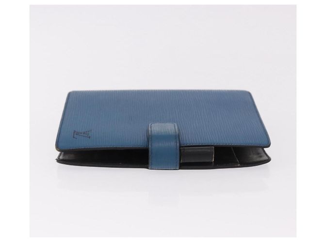 LOUIS VUITTON Epi Agenda MM Day Planner Cover Blue R20055 LV Auth bs36113 - vista 3