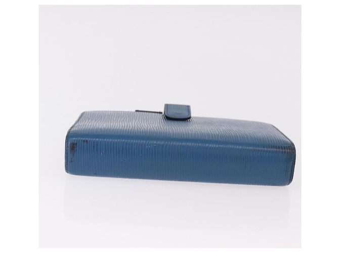 LOUIS VUITTON Epi Agenda MM Day Planner Cover Blue R20055 LV Auth bs36113 - vista 4