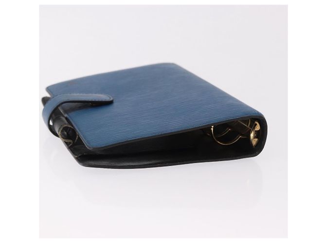 LOUIS VUITTON Epi Agenda MM Day Planner Cover Blue R20055 LV Auth bs36113 - vista 5