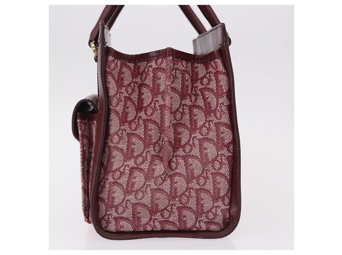 Borsa Christian Dior Trotter Canvas Rossa Oro Autentica 191301V Rosso D'oro - vista 3