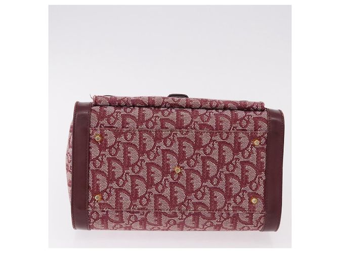 Borsa Christian Dior Trotter Canvas Rossa Oro Autentica 191301V Rosso D'oro - vista 5