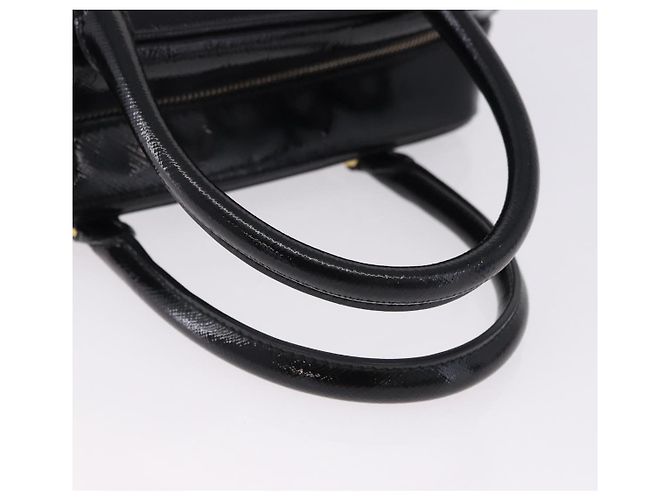 Borsa PRADA in pelle Saffiano 2way Nera Tonalità Oro Auth 192692A Nero - vista 7