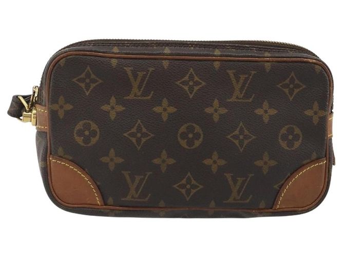 LOUIS VUITTON Monogram Marly Dragonne PM Clutch M51827 LV Auth 192190 Monogramma - vista 13