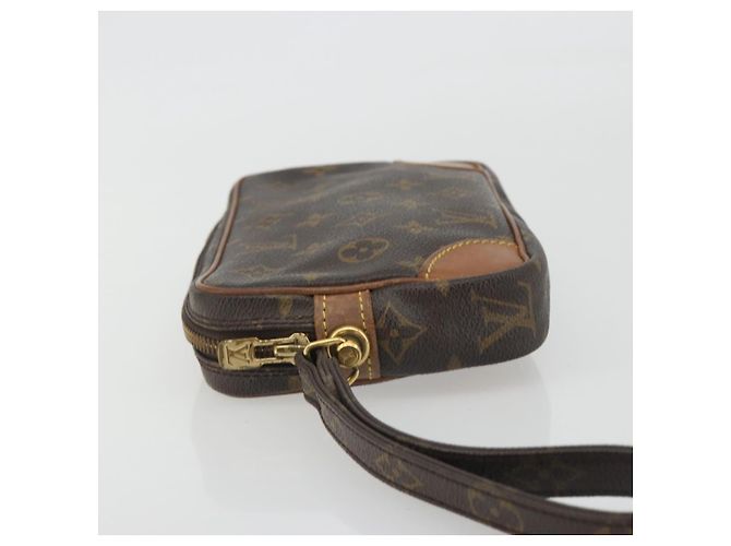 LOUIS VUITTON Monogram Marly Dragonne PM Clutch M51827 LV Auth 192190 Monogramma - vista 4