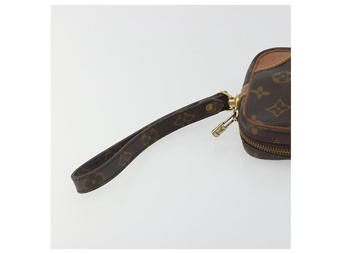 LOUIS VUITTON Monogram Marly Dragonne PM Clutch M51827 LV Auth 192190 Monogramma - vista 8